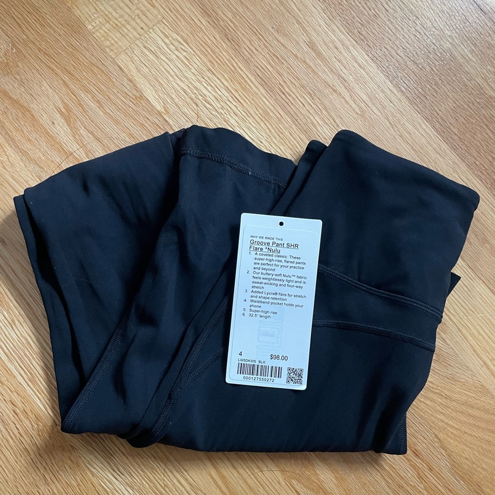 Groove Super HR Flared Pant Nulu Black